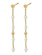 Ocean Pearl Earchains Korvakoru Korut Gold Pernille Corydon