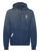 Polo Bear Indigo French Terry Hoodie Tops Sweat-shirts & Hoodies Hoodi...