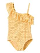 Nmffannie Swimsuit Lil Uimapuku Uima-asut Yellow Lil'Atelier