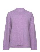 Josie - Cozy Days Tops Knitwear Jumpers Purple Day Birger Et Mikkelsen