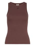 Joly Tops T-shirts & Tops Sleeveless Brown Baum Und Pferdgarten