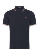 Twin Tipped Fp Shirt Tops Polos Short-sleeved Navy Fred Perry