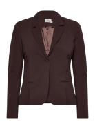 Jillian Blazer Blazers Single Breasted Blazers Brown Kaffe