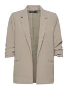 Slshirley Blazer Blazers Single Breasted Blazers Beige Soaked In Luxur...