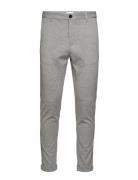 Superflex Knitted Cropped Pant Bottoms Trousers Chinos Grey Lindbergh