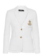 Str Sportswear Piqu-Lnd-Jkt Blazers Single Breasted Blazers White Laur...