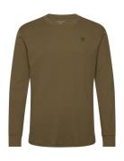 Lash R T L\S Tops T-shirts Long-sleeved Khaki Green G-Star RAW