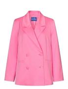 Samycras Blazer Blazers Double Breasted Blazers Pink Cras