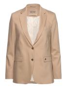 Mmmary Night Blazer Blazers Single Breasted Blazers Beige MOS MOSH