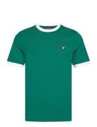 Ringer T-Shirt Tops T-shirts Short-sleeved Green Lyle & Scott