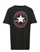 Converse Chuck Patch Tee Sport T-shirts Short-sleeved Black Converse