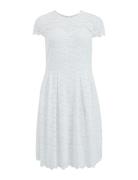 Vikalila Capsleeve Lace Dress - Noos Polvipituinen Mekko White Vila