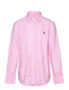 50/1 Poplin-Ls Bd-Si-Sps Tops Shirts Long-sleeved Shirts Pink Ralph La...