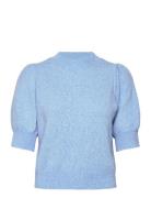 Vmdoffy 2/4 O-Neck Pullover Ga Noos Tops Knitwear Jumpers Blue Vero Mo...