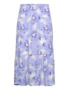 Livann Skirt Polvipituinen Hame Blue Noa Noa