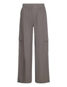 Lana-G Bottoms Trousers Wide Leg Grey Global Funk