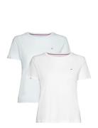 Tjw 2Pack Soft Jersey Tee Tops T-shirts & Tops Short-sleeved White Tom...