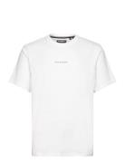 Code Surplus Logo Tee Tops T-shirts Short-sleeved White Superdry