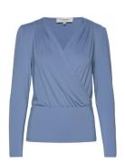 T-Shirt Tops T-shirts & Tops Long-sleeved Blue Rosemunde