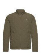 Quilted Windcheater Ohut Takki Khaki Green GANT