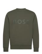 Salbo Sport Sweat-shirts & Hoodies Sweat-shirts Khaki Green BOSS