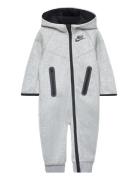 Nike Tech Fleece Hooded Coverall Pitkähihainen Body Grey Nike