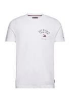 Arch Varsity Tee Tops T-shirts Short-sleeved White Tommy Hilfiger