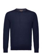 Core Merino Crew Tops Knitwear Round Necks Navy Michael Kors