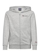 Hooded Full Zip Sweatshirt Sport Sweat-shirts & Hoodies Hoodies Grey C...