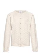 Cillja - Cardigan Tops Knitwear Cardigans Cream Hust & Claire