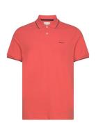 Tipping Ss Pique Polo Tops Polos Short-sleeved  GANT