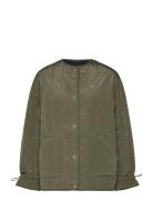 Tjw Vertical Quilt Liner Ext Tikkitakki Khaki Green Tommy Jeans