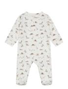 Romper Ls Pyjama Sie Jumpsuit Haalari Multi/patterned Fixoni