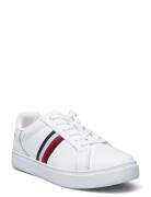 Essential Court Sneaker Stripes Matalavartiset Sneakerit Tennarit Whit...