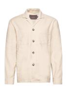 Fenix Linen Shirt Jacket Tops Overshirts Cream Morris