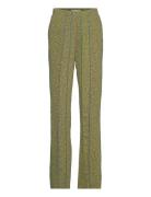 Dafnie Pants Bottoms Trousers Flared Green Hosbjerg