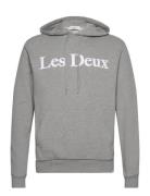 Charles Hoodie Tops Sweat-shirts & Hoodies Hoodies Grey Les Deux