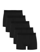 Slhliam 5-Pack Trunk Bokserit Black Selected Homme