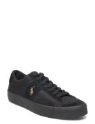 Sayer Canvas & Suede Sneaker Matalavartiset Sneakerit Tennarit Black P...