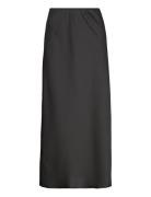 Kalotte Skirt Polvipituinen Hame Black Kaffe