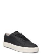 Low Top Lace Up Lth Matalavartiset Sneakerit Tennarit Black Calvin Kle...