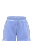 Tonal Embro Velour Short Bottoms Shorts Blue Juicy Couture