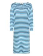 Soft Single Stripe Silas Dress Polvipituinen Mekko Blue Mads Nørgaard