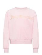 Juicy Velour Crew Tops Sweat-shirts & Hoodies Sweat-shirts Pink Juicy ...