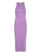 Drewgz Sl Long Dress Polvipituinen Mekko Purple Gestuz