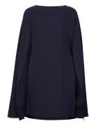 Triple Ggt-Cocktail Dress Lyhyt Mekko Navy Lauren Ralph Lauren