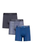 Performance Boxer 3P Bokserit Blue Björn Borg