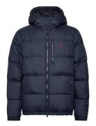 The Gorham Down Jacket Vuorillinen Takki Topattu Takki Navy Polo Ralph...