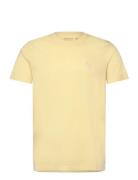 Anf Mens Knits Tops T-shirts Short-sleeved Yellow Abercrombie & Fitch