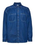 Frontier Shirt Tops Shirts Long-sleeved Blue Lee Jeans